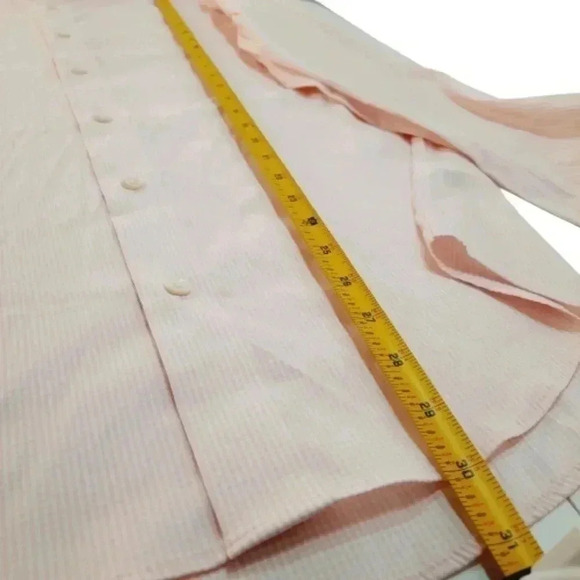 Bonobos Long-sleeved Button-up Slim Fit Light Pink White Checked Shirt - Picture 3 of 6